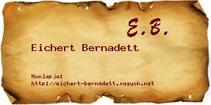 Eichert Bernadett névjegykártya